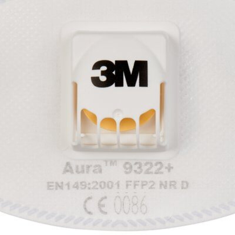 Противоаэрозольная фильтрующая маска 3M™ Aura™ 9322+
